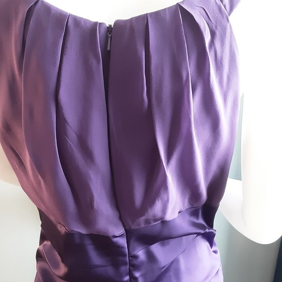 Purple  Cocktail Dress by Suzi CHIN for Maggie boutique - Picture 4 of 11